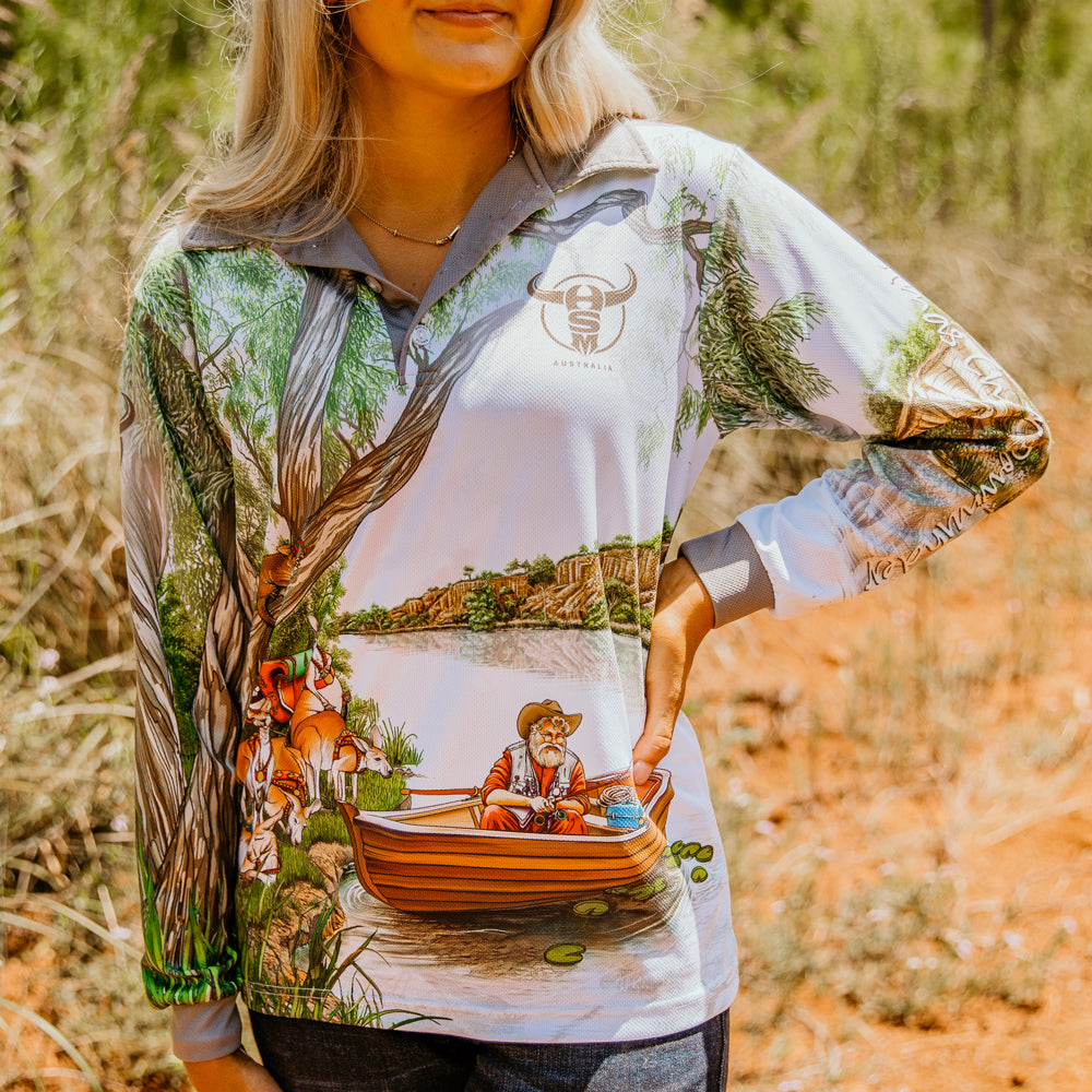 Aussie Christmas Adults Fishing Shirt – Hot Southern Miss